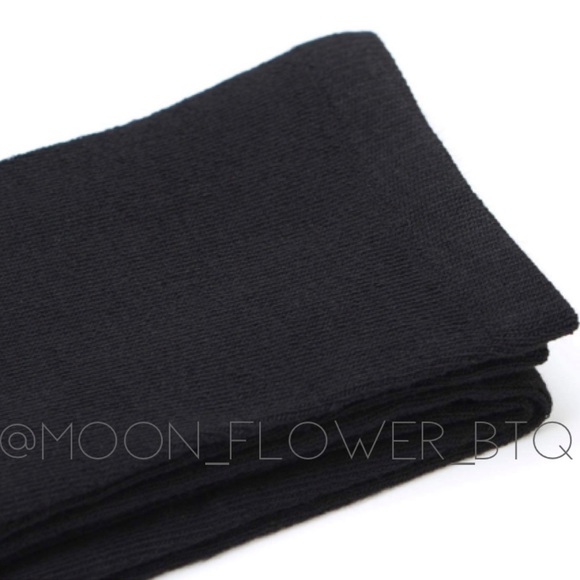 Black Over the Knee Thigh High Socks - Picture 8 of 12